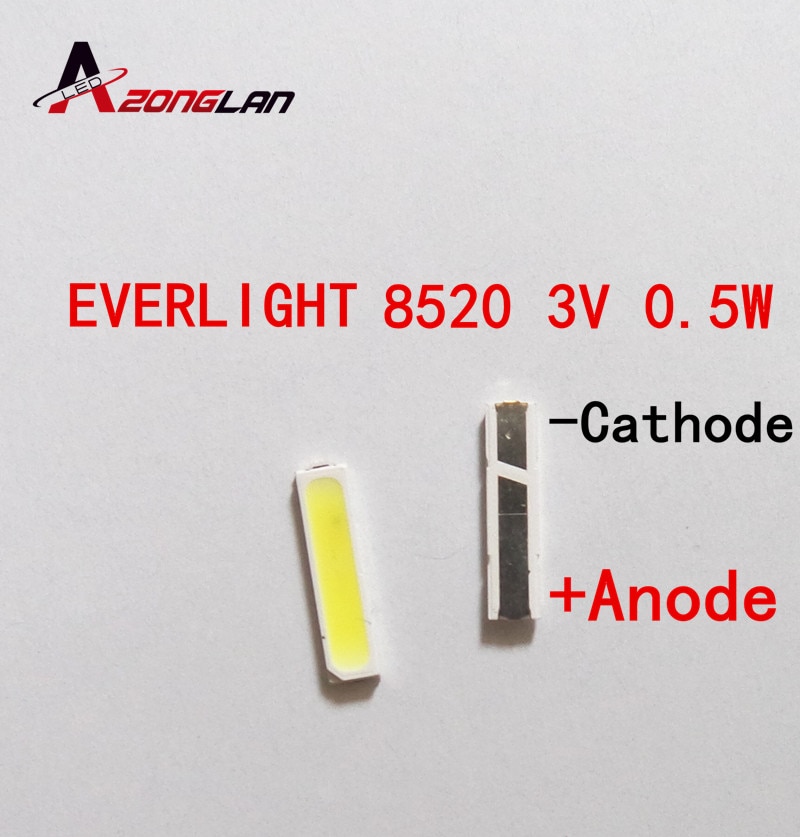 EVERLIGHT SMD 8520 LED Ʈ 0.5W 8520 3V  ȭ..